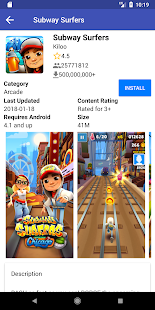 Скриншот рынка приложений Play Store