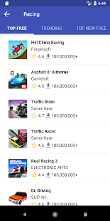 Скриншот рынка приложений Play Store