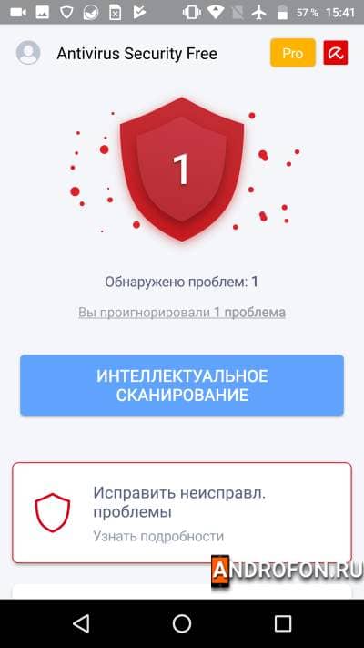Антивирусное сканирование антивирусом.