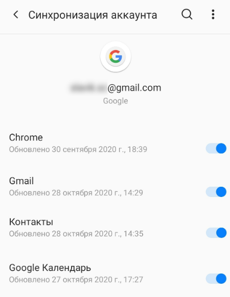 Синхронизация контактов