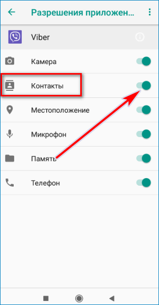 Синхронизация контактов