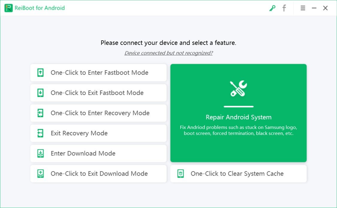 ReiBoot для Android Androidprocessacore остановлен